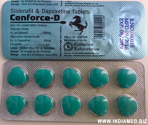 CenForce-D (���������� + ����������) Sildenafil & Dapoxetine Tablets